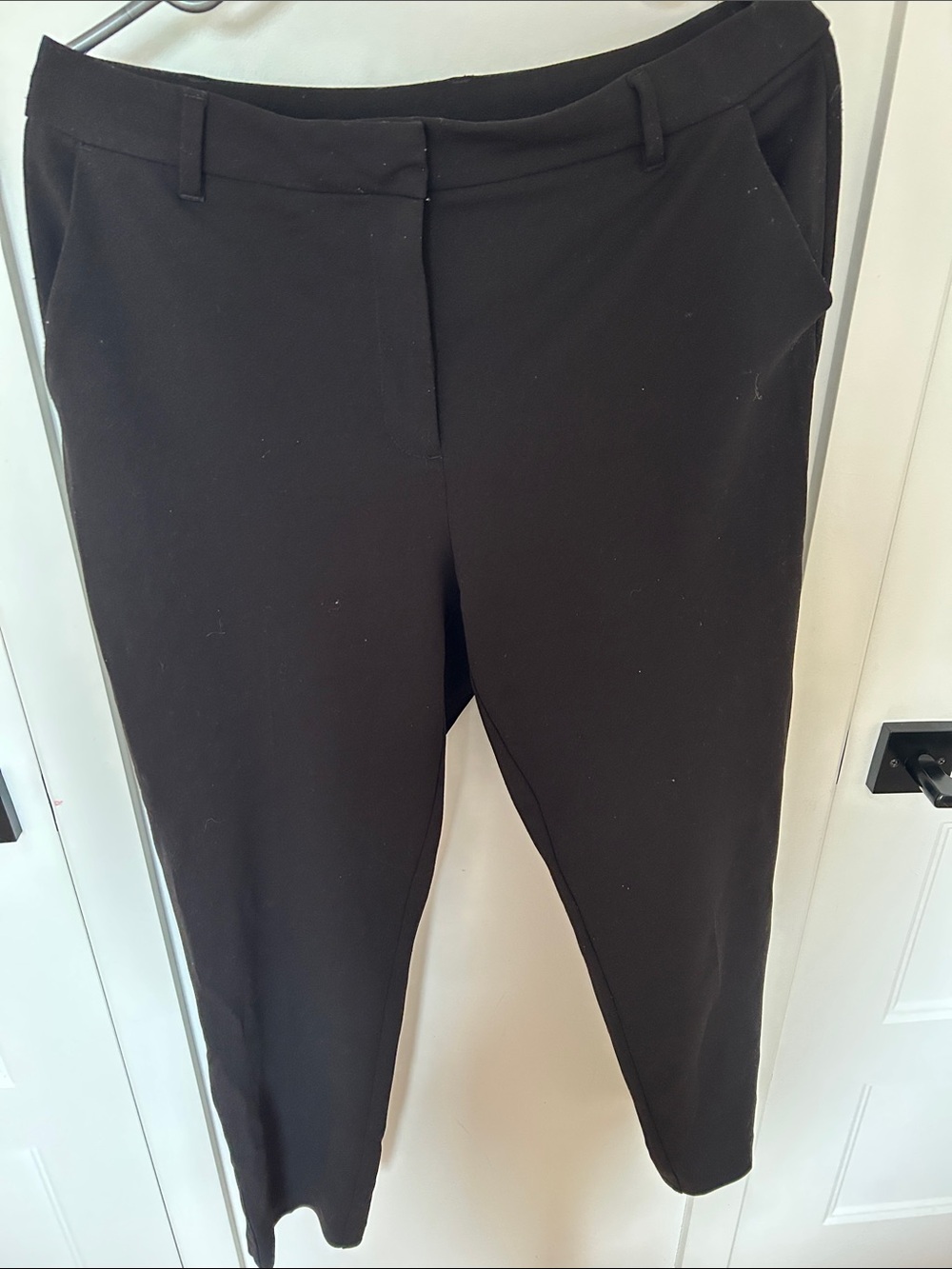 Black Cropped Women's Ankle Pants